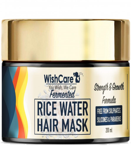 WishCare Fermented Rice Water Hair Mask For Dry & Frizzy Hair, 200 ml (free shipping)