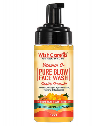 WishCare Vitamin C+ Pure Glow Face Wash for Men & Women Daily Use, 150 ml (free shipping)
