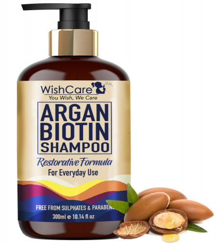 WishCare® Argan Oil Biotin Shampoo, 300 ml (free shipping)