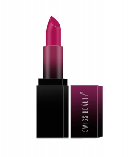 Swiss Beauty HD Matte Pigmented Smudge proof Lipstick | Fire Pink, 3.5 g (pack 2) free ship