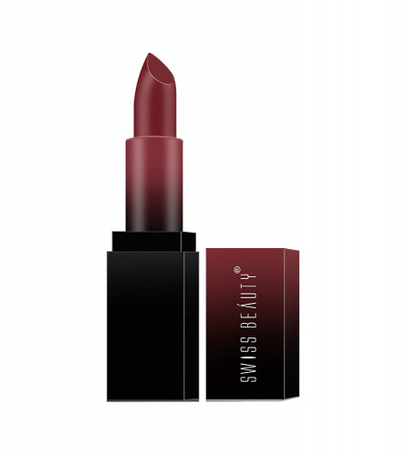 Swiss Beauty HD Matte Pigmented Smudge proof Lipstick | Hot Cherry, 3.5 g (pack 2) free ship