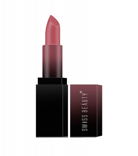 Swiss Beauty HD Matte Pigmented Smudge proof Lipstick | Mauve Blush, 3.5 g (pack 2) free ship