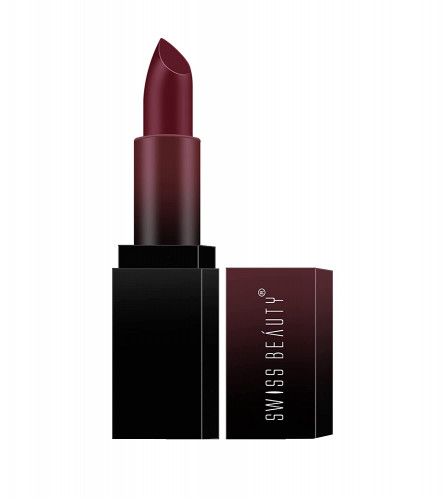 Swiss Beauty HD Matte Pigmented Smudge proof Lipstick | Murphy Brown, 3.5 g (pack 2) free ship