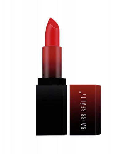 Swiss Beauty HD Matte Pigmented Smudge proof Lipstick | Orange Red, 3.5 g (pack 2) free ship