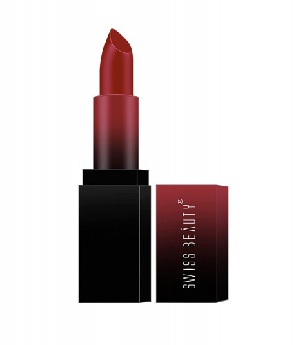 Swiss Beauty HD Matte Pigmented Smudge proof Lipstick | Pop Red, 3.5 g (pack 2) free ship