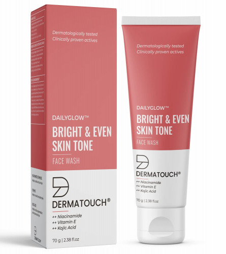 DERMATOUCH Bright & Even Tone Face Wash 70 gm (Pack of 2) Fs