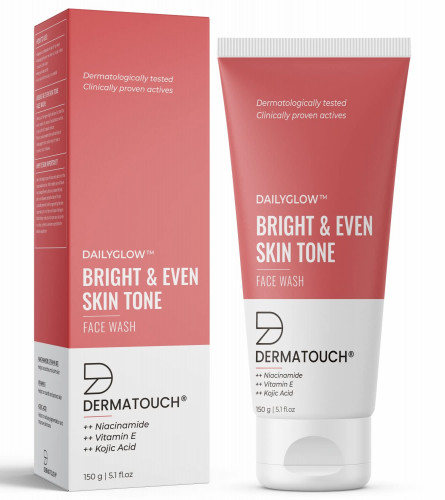 DERMATOUCH Bright & Even Tone Face Wash 150 gm (Pack of 2) Fs