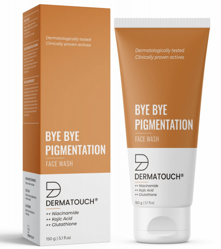 DERMATOUCH Bye Bye Pigmentation Face Wash for Women/Men 150 gm (Fs)