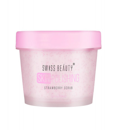 Swiss Beauty Face Scrub, Strawberry Scrub, Face Care, 100 gm (free shipping)