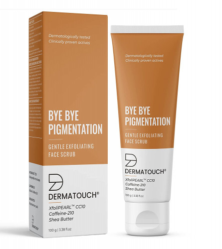 DERMATOUCH Bye Bye Pigmentation Face Scrub 100 gm (Fs)