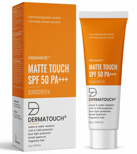 DERMATOUCH Matte Touch Sunscreen SPF 50 PA+++ 25 gm (Fs)