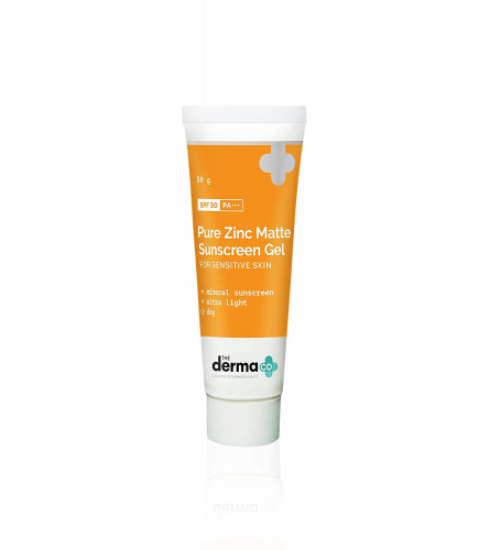 The Derma Co Pure Zinc Matte Sunscreen Gel with SPF 30 (50 gm) Fs