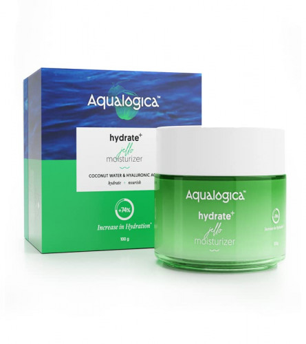 Aqualogica Hydrate+ Gel Moisturizer with Coconut Water & Hyaluronic Acid for Deep Hydration, 100 gm (free shipping)