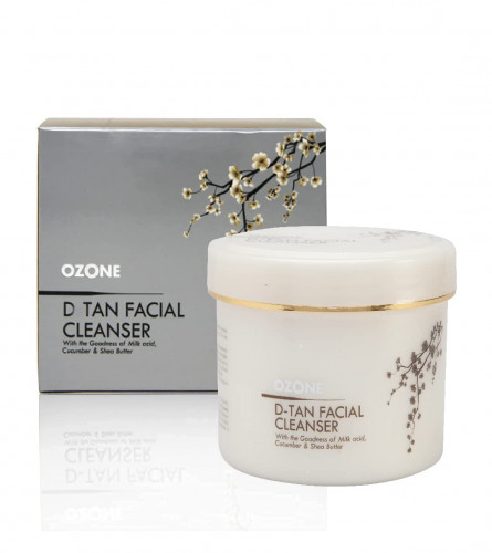 Ozone D-Tan Face Cleanser For Men & Women | Ideal For All Skin Types Tan Removal, Sun-Damage & Uneven Skin Tone | 500 GM