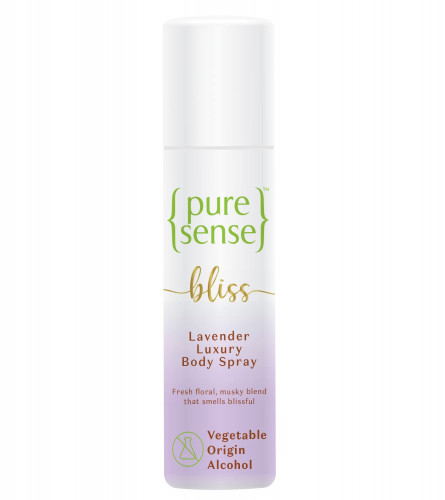 PureSense Body Spray Bliss Lavender Luxury No Gas Deodorant for Women | Aluminium Free | 150 ml (free shipping)
