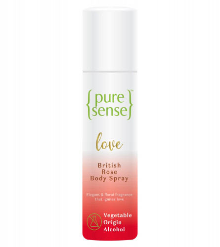 PureSense Love British Rose Body Spray | 150 ml (pack 2) free shipping