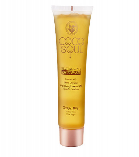 Coco Soul Face Wash with Coconut | Neem & Ayurveda for Pore Cleansing | 100 ml (pack 2) free shipping