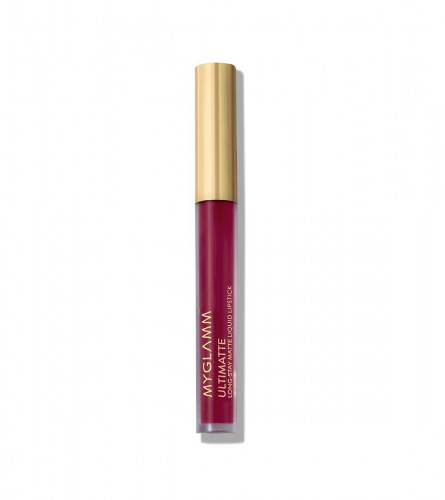 MyGlamm Ultimatte Long Stay Matte Liquid Lipstick-Berry Charmer-2.5 g |free shipping