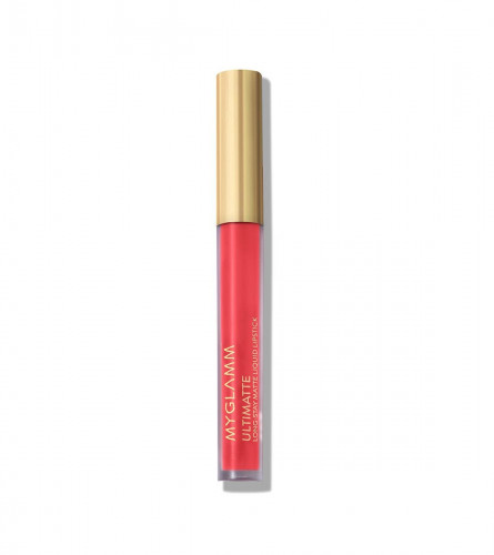 MyGlamm Ultimatte Long Stay Matte Liquid Lipstick-Coral Slayer-2.5 g |free shipping