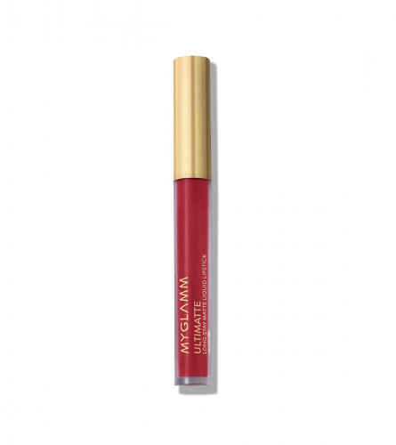 MyGlamm Ultimatte Long Stay Matte Liquid Lipstick-Crimson Starlet-2.5 g |free shipping