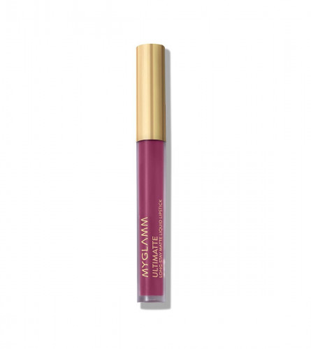 MyGlamm Ultimatte Long Stay Matte Liquid Lipstick-Plum Goddess-2.5 g |free shipping