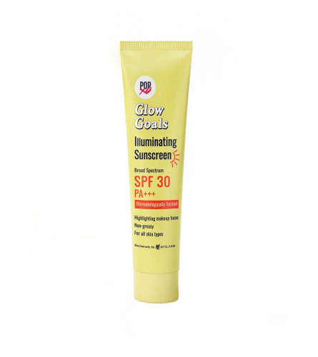 MyGlamm POPxo Glow Goals Illuminating Sunscreen SPF 30, 30 gm (pack of 2) free shipping