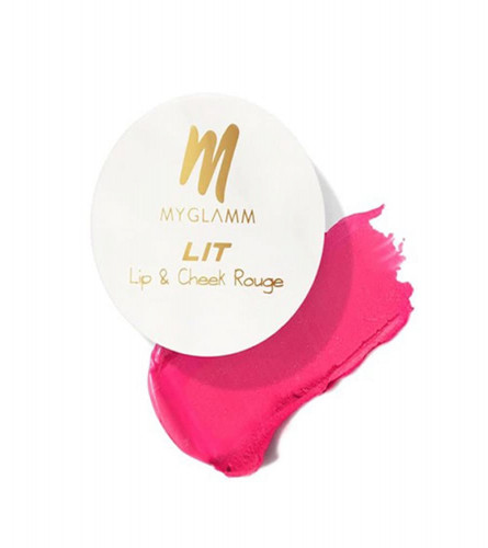 MyGlamm LIT Lip and cheek rouge-Peach Play-10 gm (free shipping)