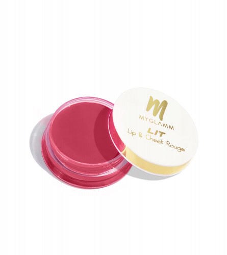 MyGlamm LIT Lip and cheek rouge-Raspberry Pop-10 gm | free shipping