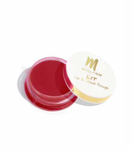 MyGlamm LIT Lip and cheek rouge-Strawberry Rush-10 gm (free shipping)