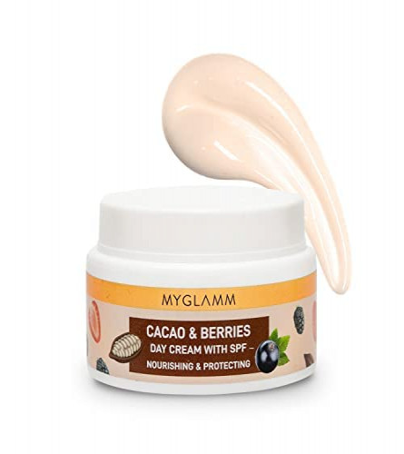 MyGlamm Superfoods Cacao & Berries Day Cream With SPF-50 gm (pack of 2) free shipping