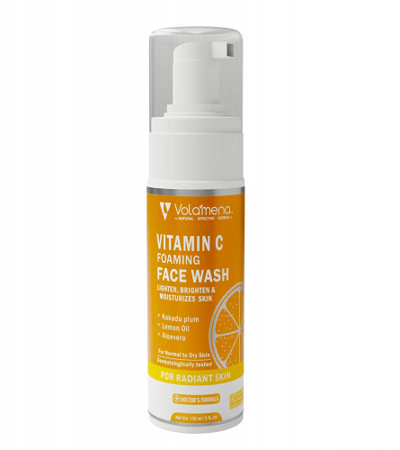 Volamena Vitamin C Lighten & Brighten Foaming Face wash 150 ml (Pack of 2)Fs