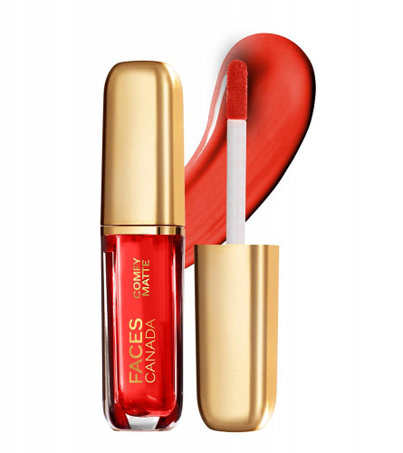 FACES CANADA Comfy Matte Liquid Lipstick - No Big Deal 12, 1.2 ml (pack of 2) free shipping