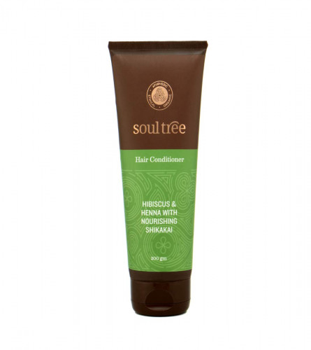 SoulTree Hibiscus Hair Conditioner, With Henna & Nourishing Shikakai, 200 gm (free shipping)