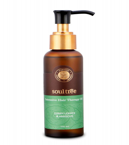 Soultree Intensive Hair Therapy Oil with Curry Leaves and Hibiscus - 120 ml (free shipping)