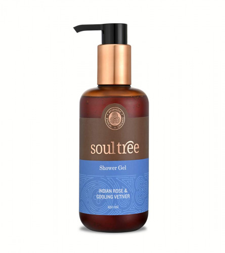 SoulTree Indian Rose & Cooling Vetiver Shower Gel - 250 ml (free shipping)