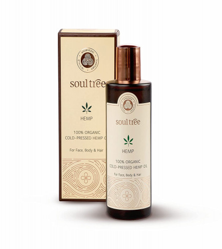 SoulTree 100% Organic Cold Pressed Hemp Oil - 100 ml (free shipping)