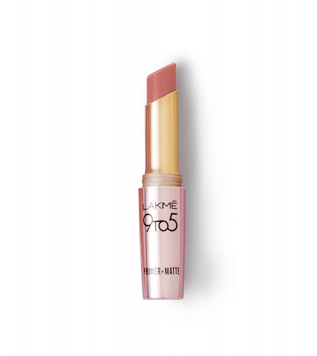 Lakme 9TO5 Primer + Matte Lip Color MP7 Blushing Nude, 3.6 g (pack 2) free shipping