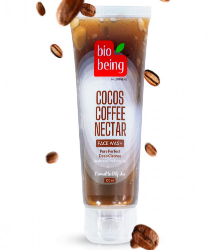 LONGENE Cocos Coffee Face Wash for Skin Glowing Deep Cleanse | 100 ml (pack 3) free shipping