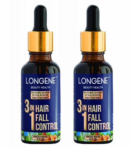 LONGENE Hair Oil for Hair Fall and Regrowth, 30 ml | Pack of 2 (free shipping)