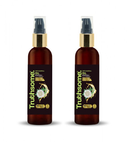 Truthsome Anti-Hairfall Oil with Bhringaraj & Infused with Bamboo Oil, 200 ml (Pack of 2) free shipping