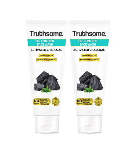 Truthsome Oil Control Face Wash - For Oily Skin, 100 m (Pack of 2) free shipping