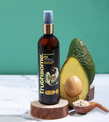 Truthsome Anti-Dandruff Oil with Avocado Oil & Infused with White Pepper, 200 ml (free shipping)