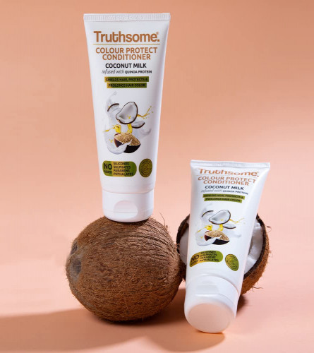 Truthsome Color Protect Conditioner With Quinoa Protein and Infused With Coconut Milk, 150 ml (free ship)