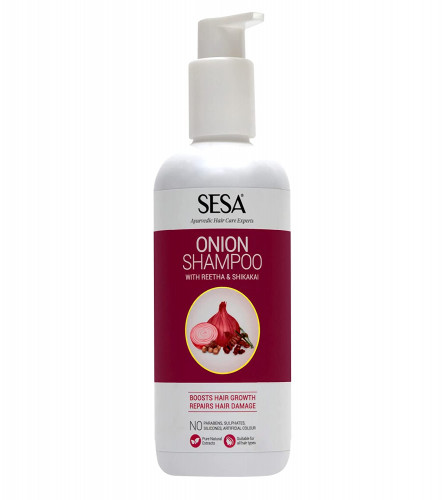 Sesa Onion Shampoo with Reetha & Shikakai | Hair Growth, Hair Damage, Hair Strengthening & Hairfall Control |300 ml