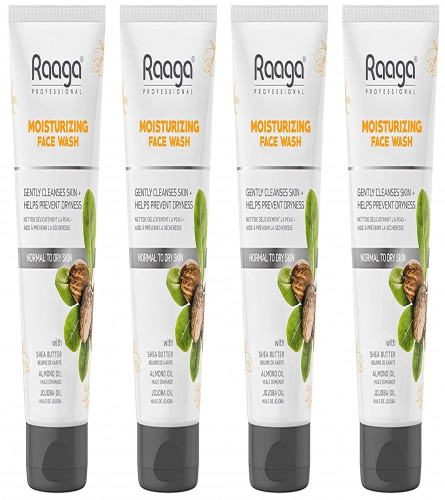 Raaga Professional Moisturizing Face wash, 80 ml (Pack of 4) free shipping