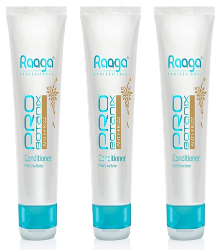 Raaga Professional ProBotanix Anti Frizz Conditioner with Shea Butter, 100 ml (Pack of 3) free shipping