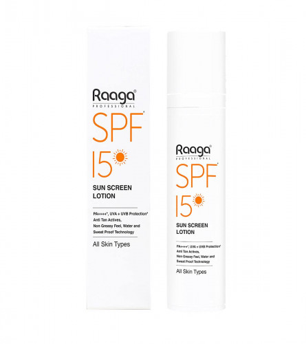Raaga Professional Sunscreen SPF 15 PA++++, 55 ml (pack 2) free shipping