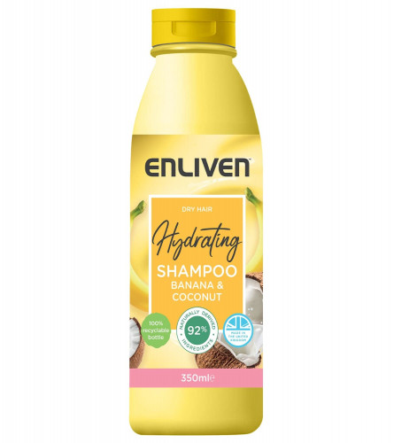 Enliven Hydrating Shampoo Banana & Coconut | 350 ml (free ship)