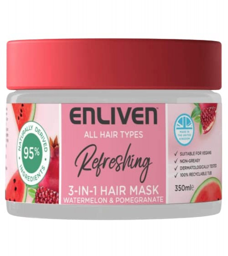 Enliven Refreshing 3-in-1 Hair Mask Watermelon & Pomegranate | 350 ml (free shipping)