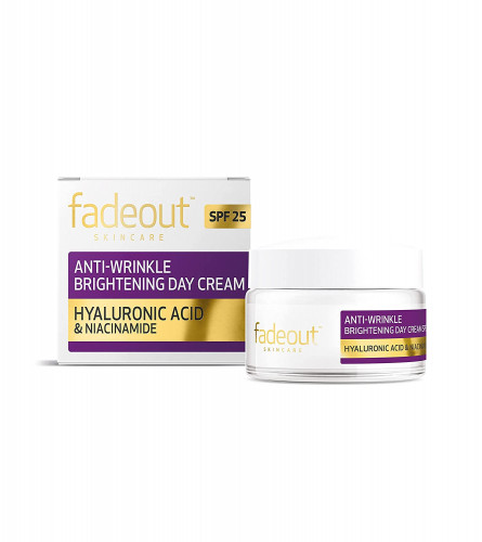 Fade Out Anti Wrinkle Brightening Day Cream With SPF25 Moisturiser Cream 50 Ml Free Shipping Saudi